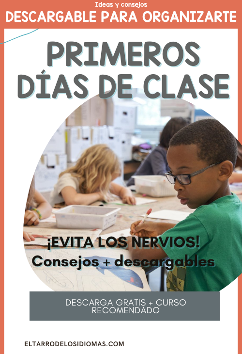 Ideas para los primeros días de clase. Profesora de primaria