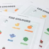 PÓSTER LOS COLORES (ESPAÑOL, INGLÉS Y FRANCÉS)