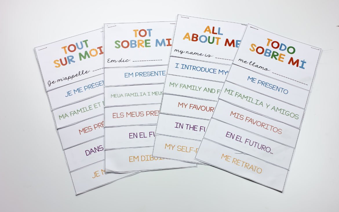 CUADERNO TODO SOBRE MÍ / LAPBOOK ALL ABOUT ME