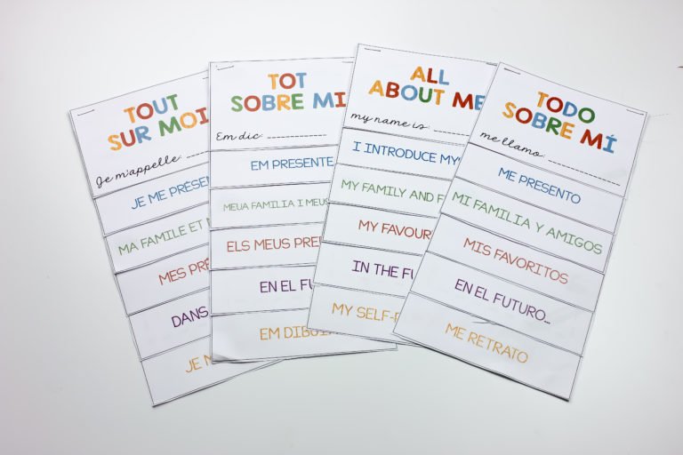 CUADERNO TODO SOBRE MÍ / LAPBOOK ALL ABOUT ME