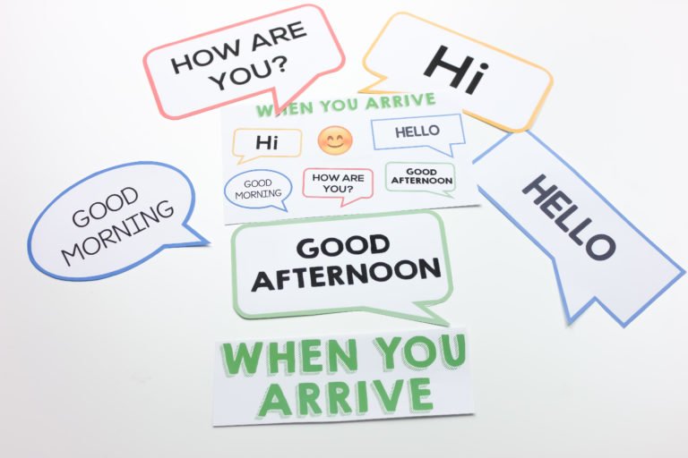 Saludos y despedidas