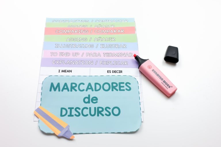 Marcadores de discurso español / inglés