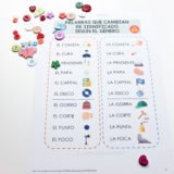Palabras que cambian de significado según su género. ELE