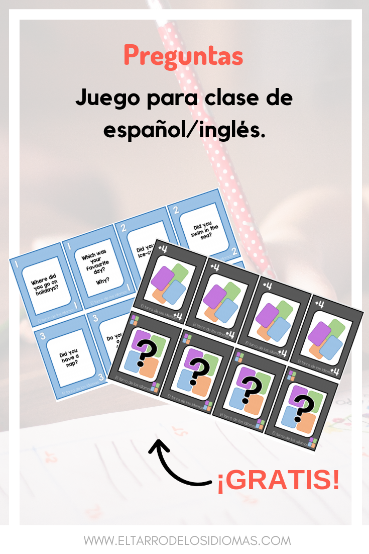 Juego de expresión oral para conocer a los compañeros. Juego UNO descargable. Plantilla editable. #profedeele #spanishteacher