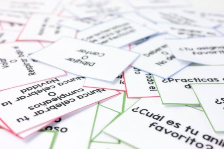 Juego Jenga para clase + Tarjetas + Ideas