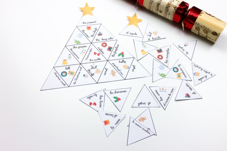 Tarsia Navideño. Juegos con vocabulario