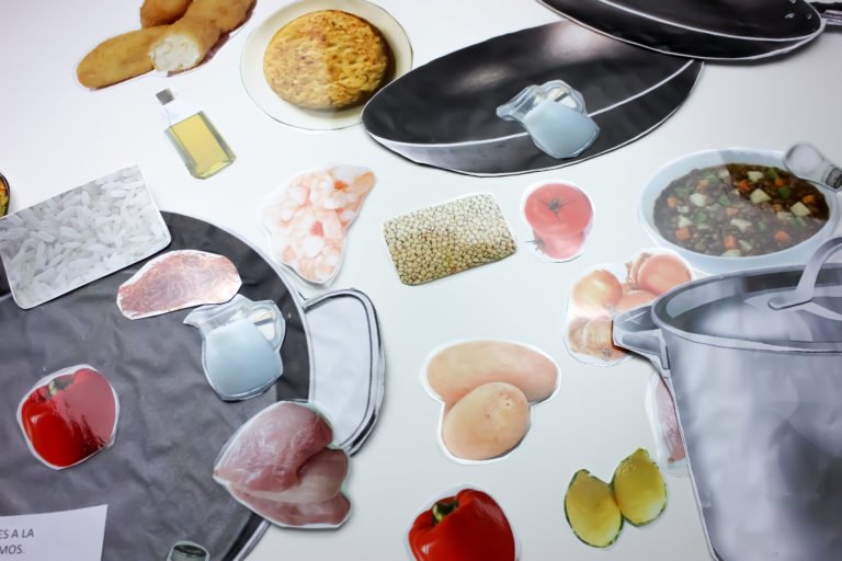 Cocinando en clase de idiomas