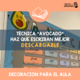 Writing GCSE spanish avocado. Decodarion aula de español decoration GCSE spanish classroom